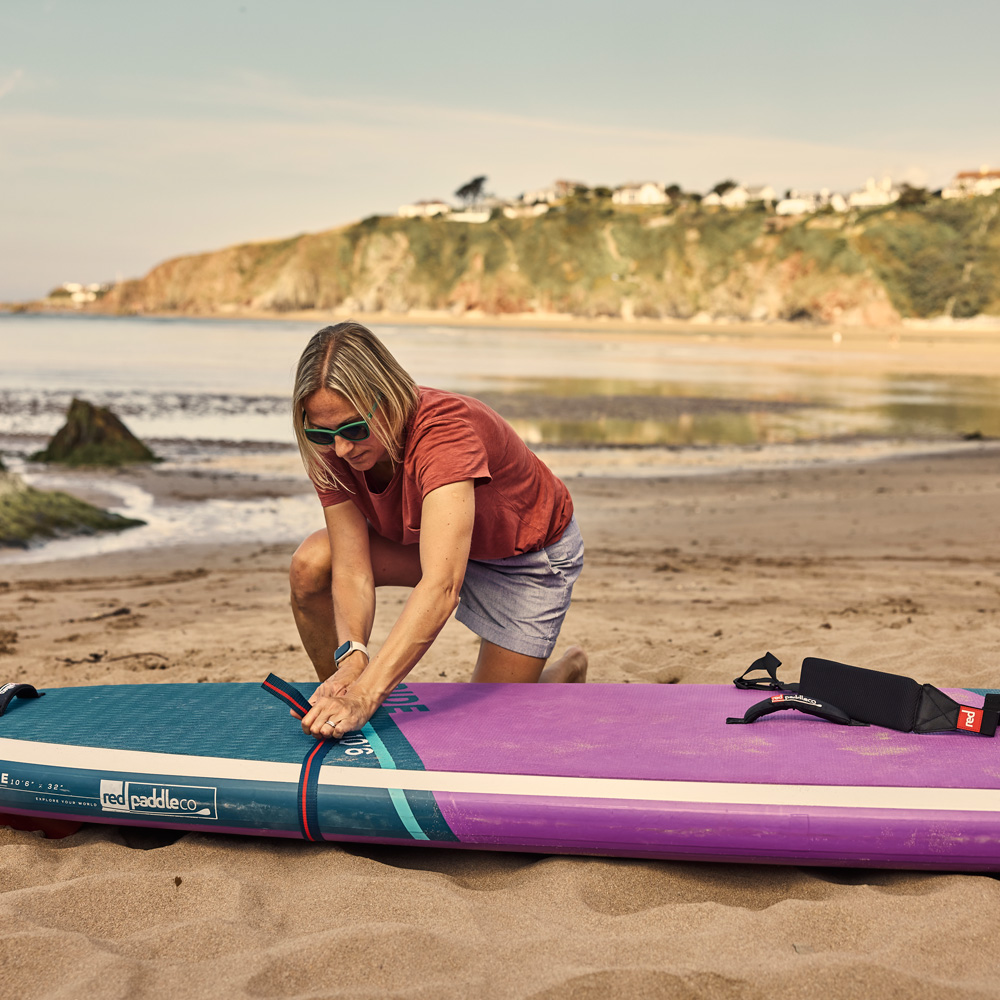 red paddle Ride CT 10.6 ensemble de sup gonflable violet 4