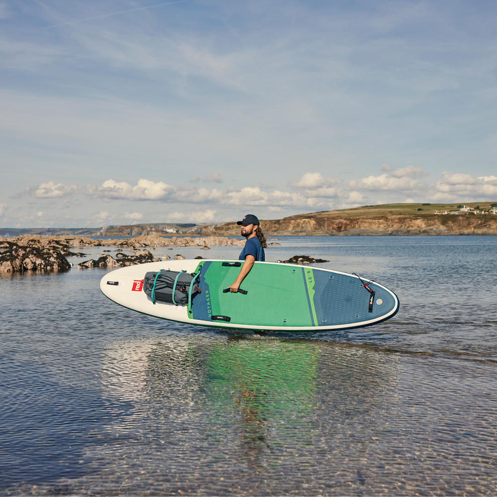 red paddle Voyager HT 12.6 ensemble de sup gonflable vert 5