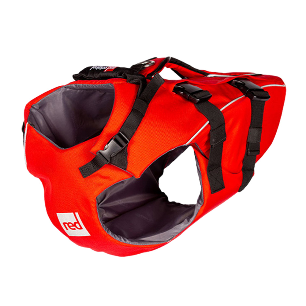 red paddle gilet de sauvetage pour chien rouge 1