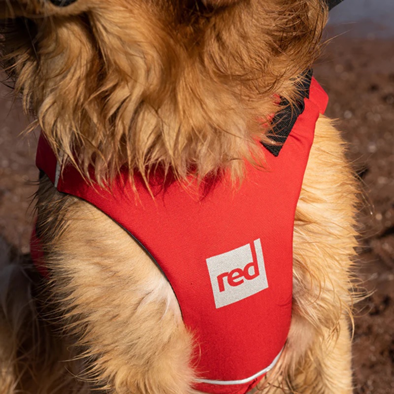 red paddle gilet de sauvetage pour chien rouge 3