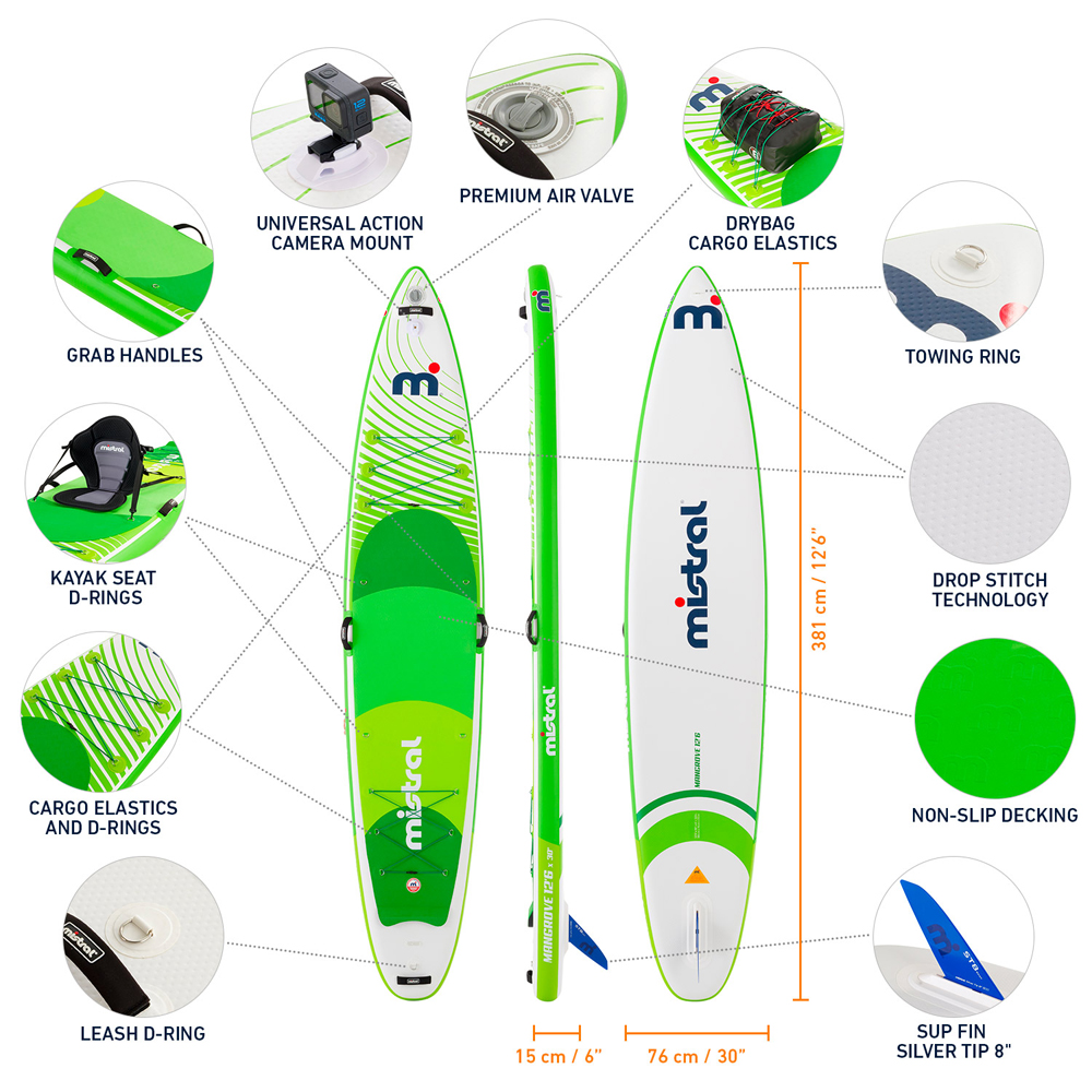 Mistral Mangrove 12.6 ensemble de sup gonflable 5