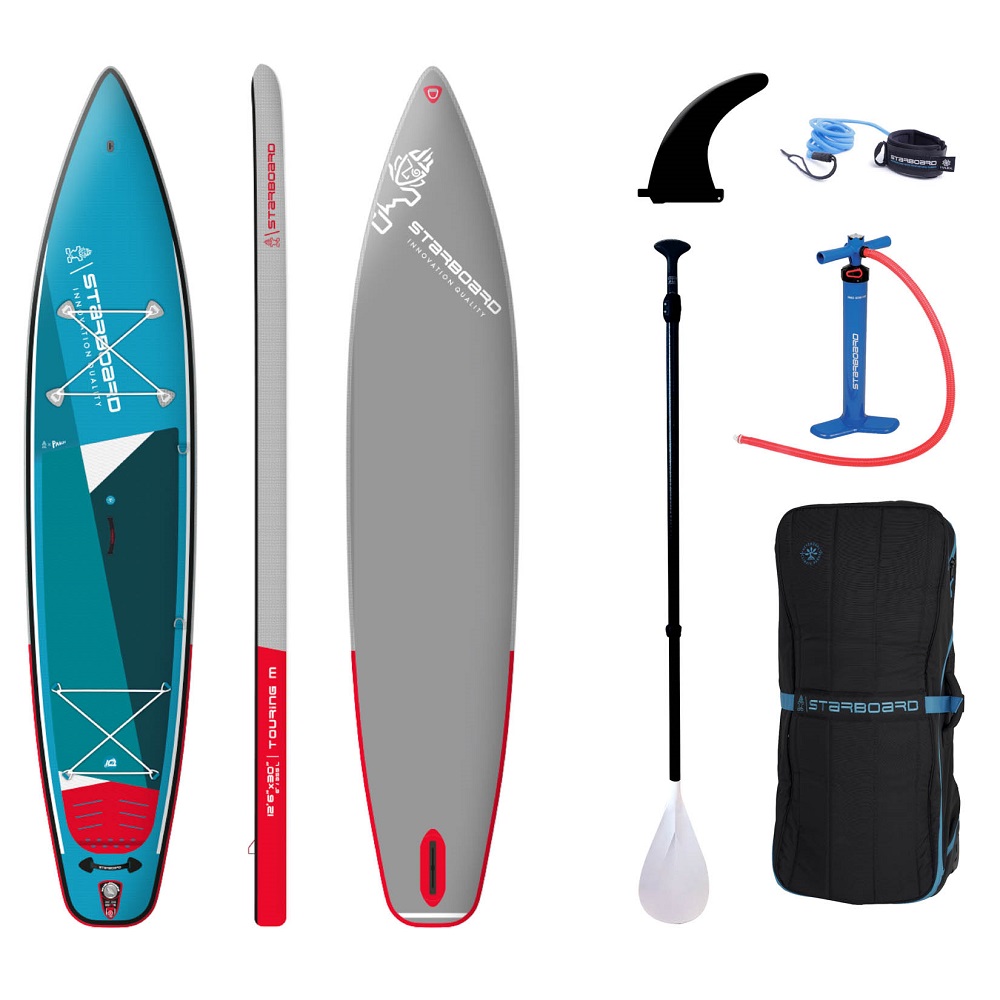 Touring zen 12.6 ensemble sup gonflable avec pagaie