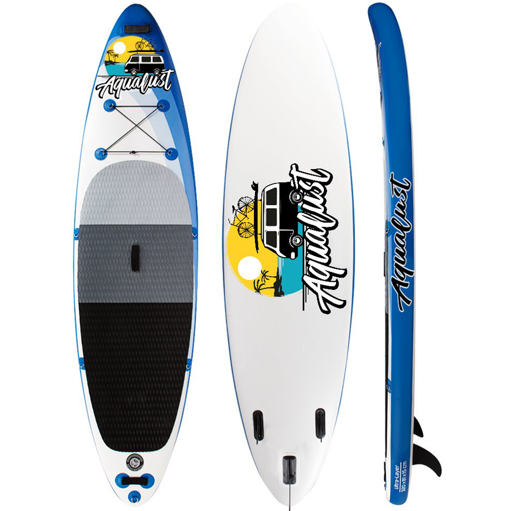 Connelly Aqualust 10.0 ensemble de sup gonflable bleu 1