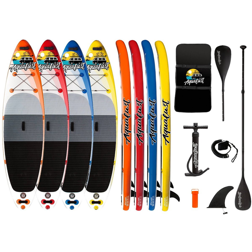 Connelly Aqualust 10.0 ensemble de sup gonflable bleu 3