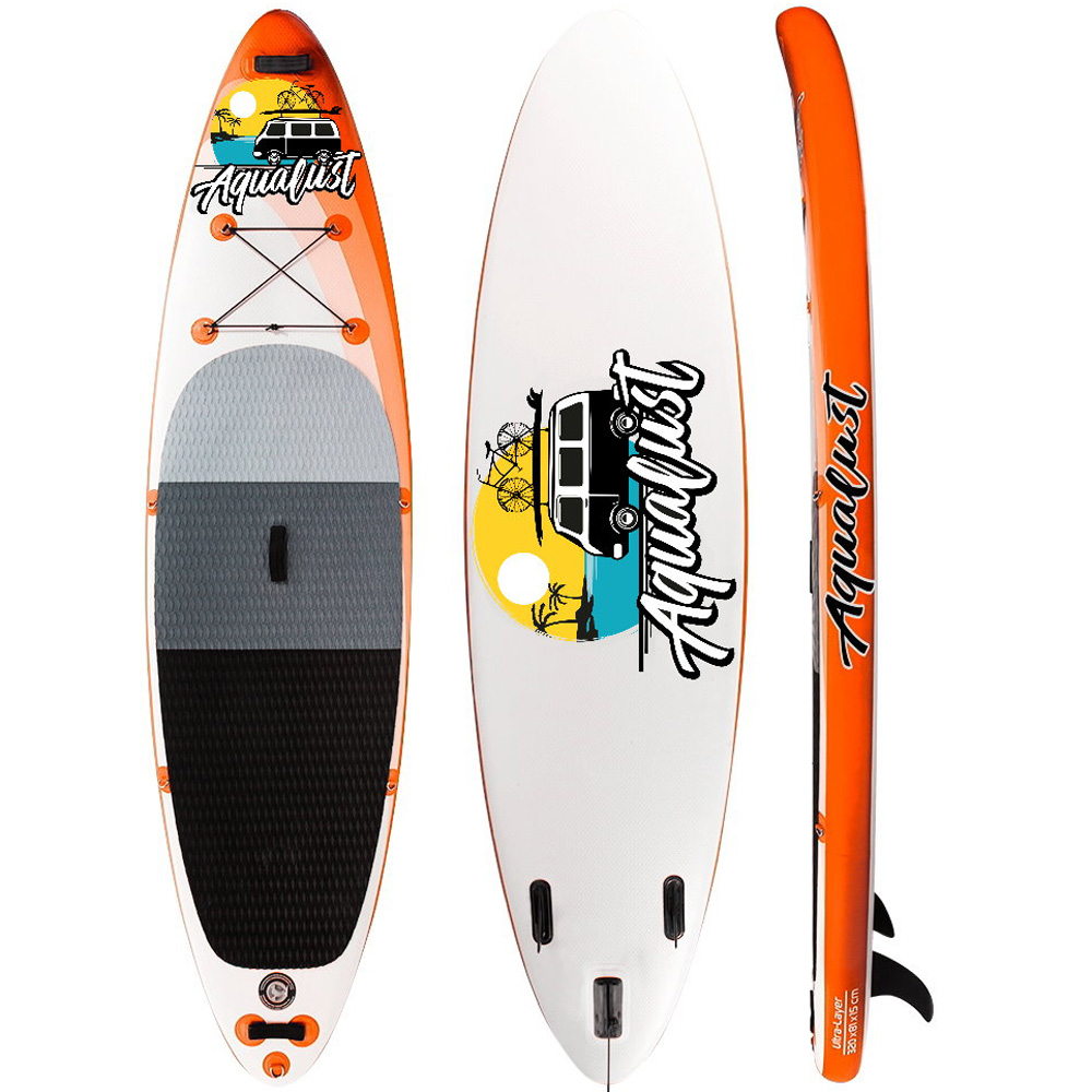 Connelly Aqualust 10.0 ensemble de sup gonflable orange 1