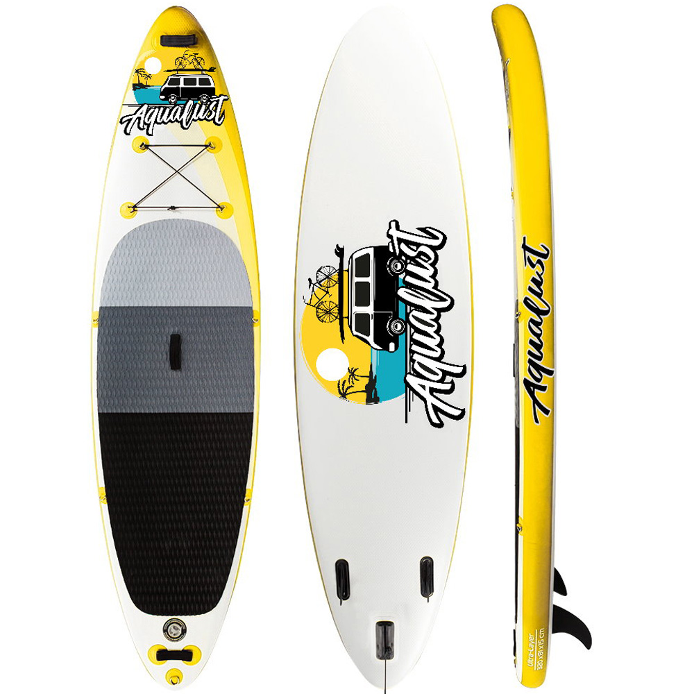 Connelly Aqualust 10.0 ensemble de sup gonflable jaune 1