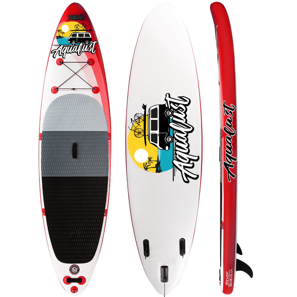 Connelly Aqualust 10.0 ensemble de sup gonflable rouge 1