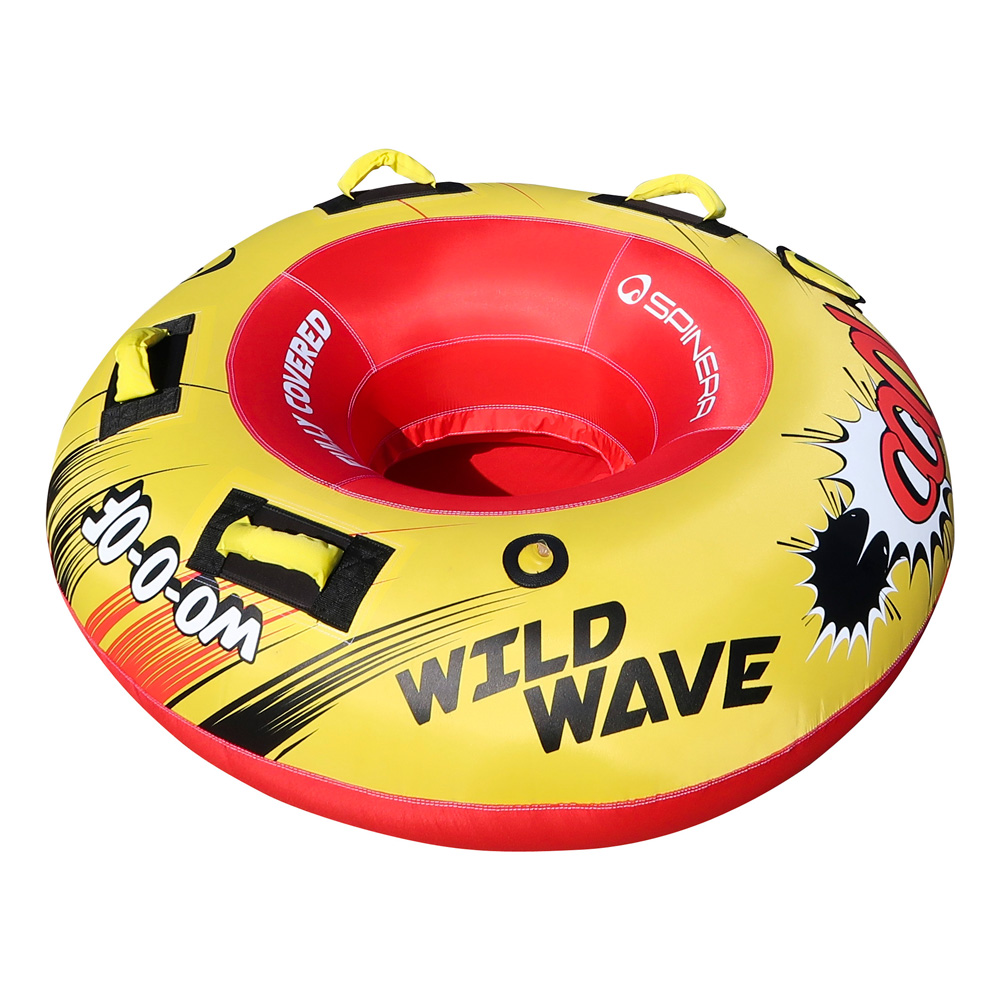 Wild Wave funtube 1 personne rouge/jaune