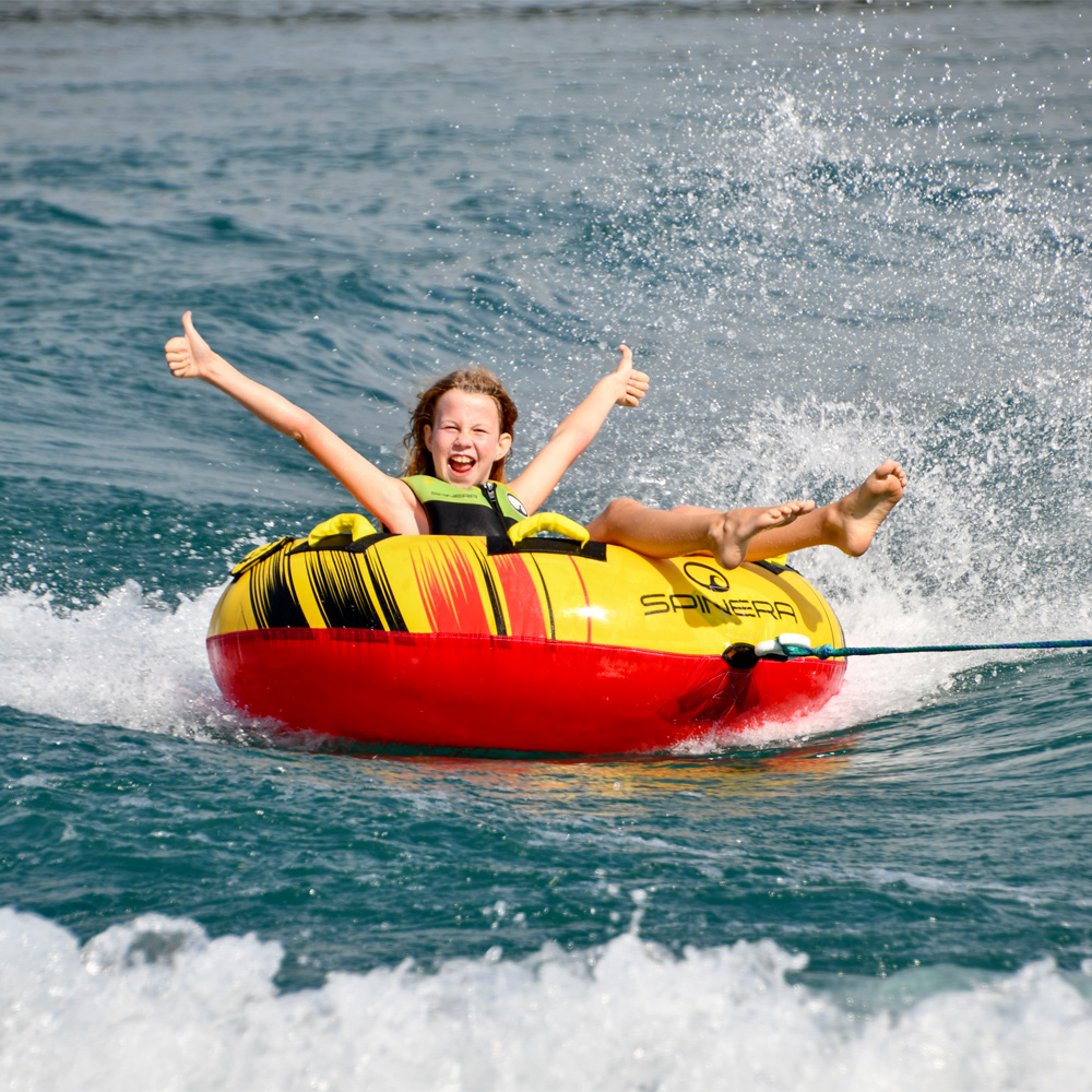 Spinera Wild Wave funtube 1 personne rouge/jaune 5