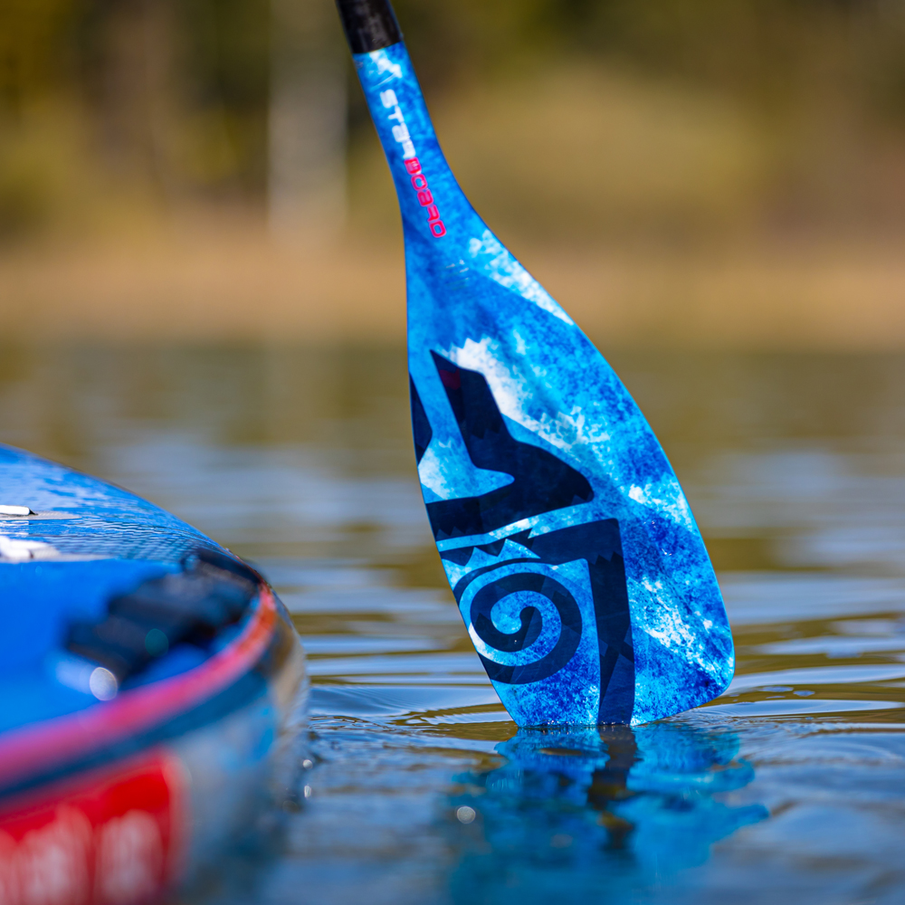 Lima Tiki Tech pagaie sup bleue 2-pièces