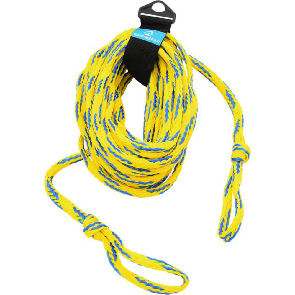 corde de traction 2 personnes jaune