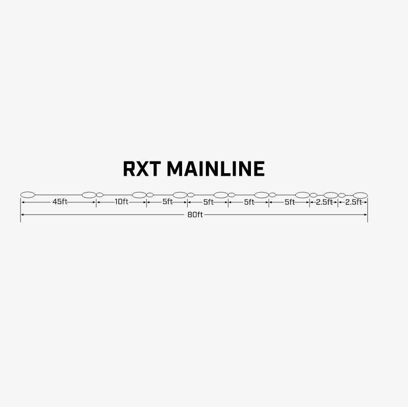 Ronix RXT - 80 ft. corde principale noire 3