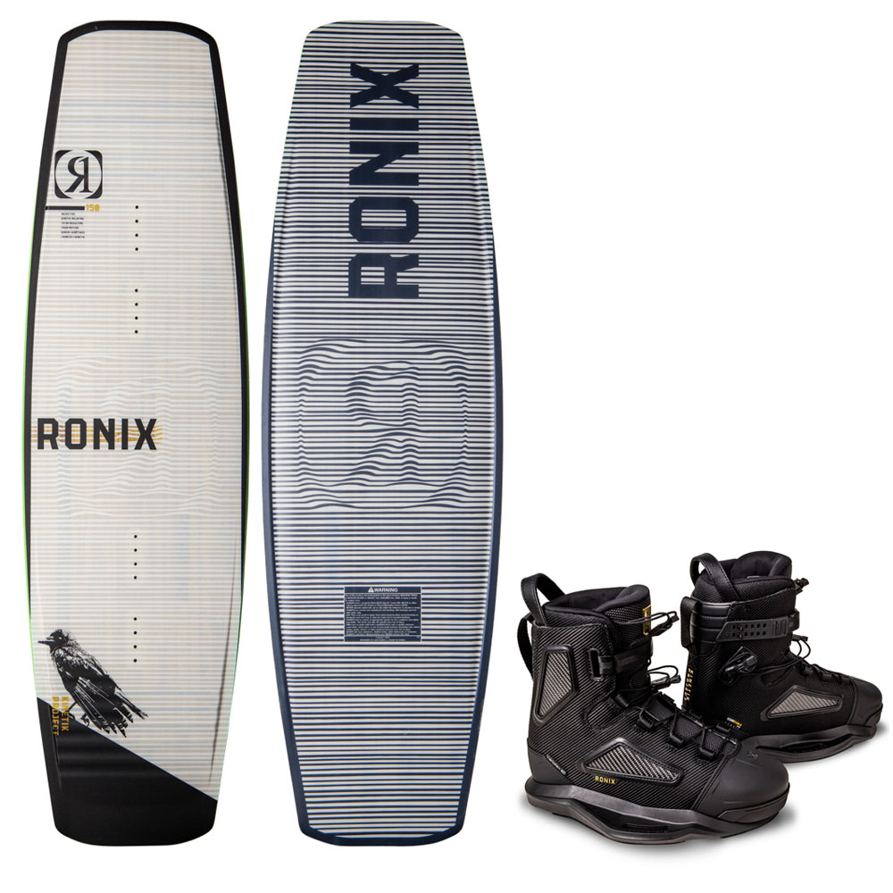 Ronix Kinetik set de wakeboard 150 cm avec chausses Kinetik 1