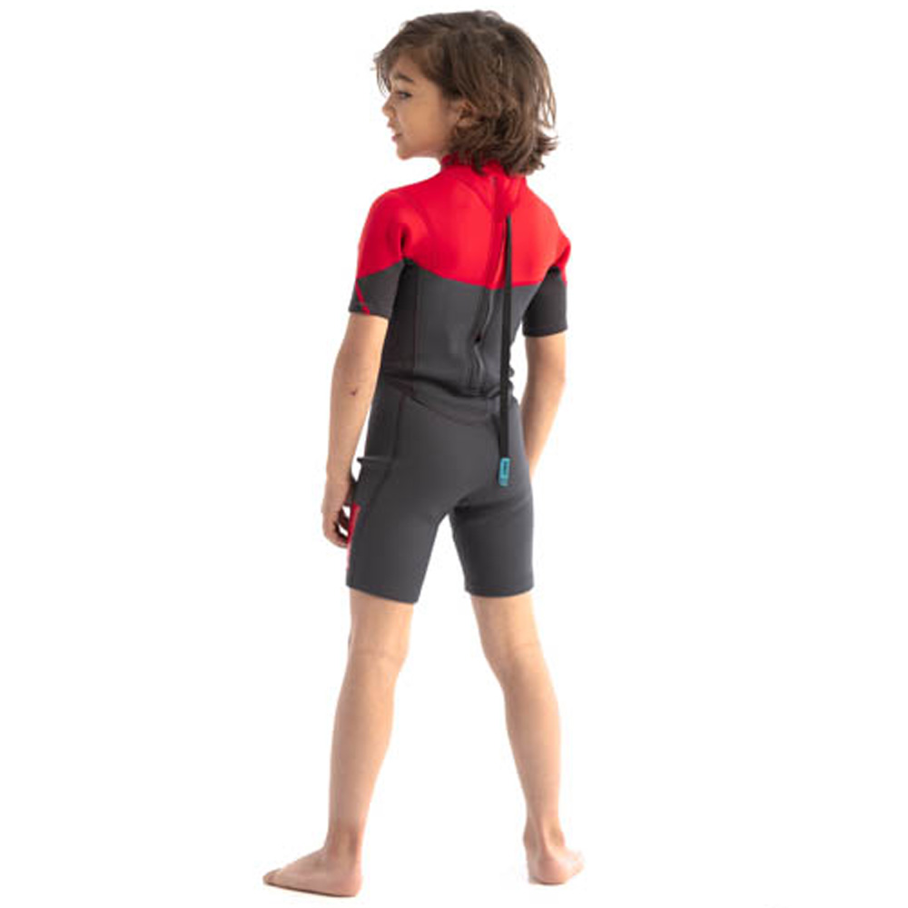 Jobe Boston 2mm combinaison shorty enfant rouge 2