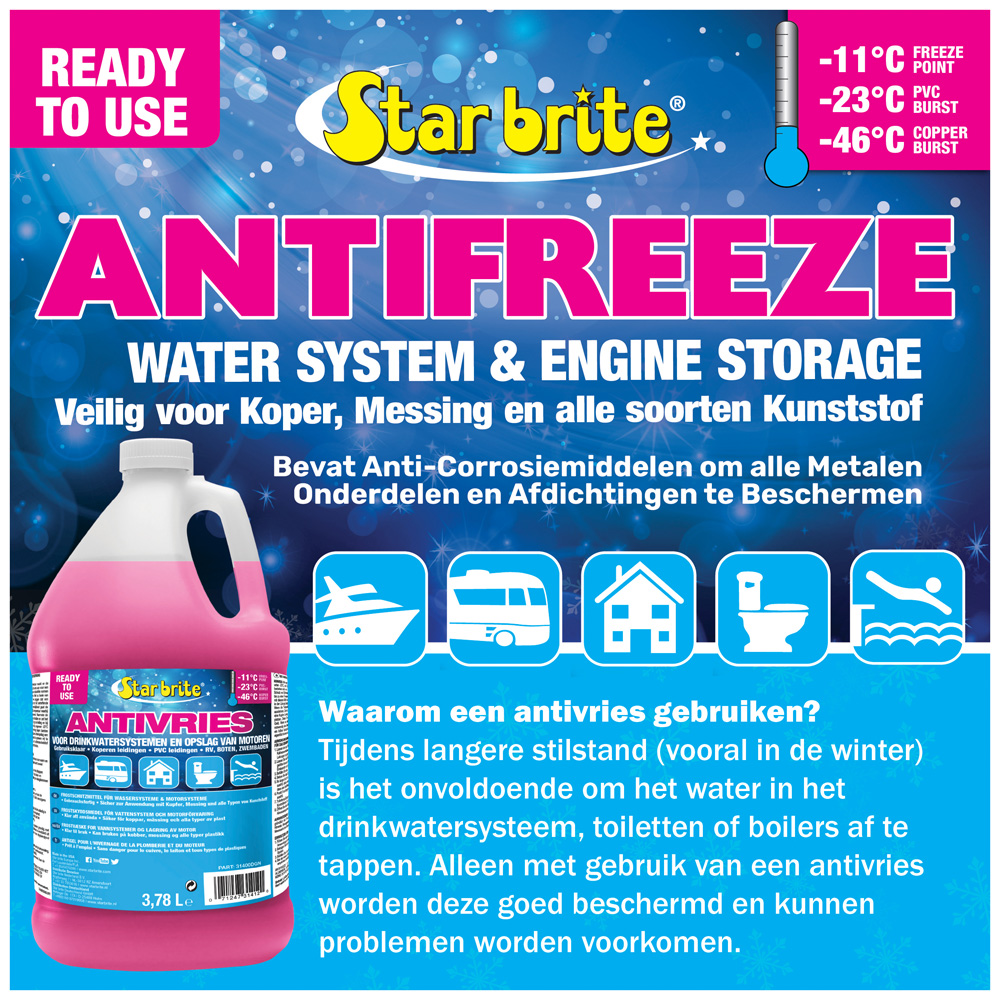 Starbrite eau potable antigel 3800 ml 3