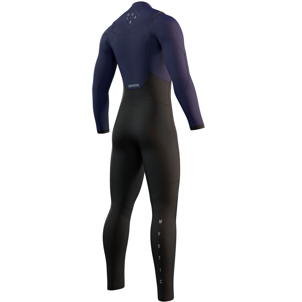 Leona 10.6 ensemble SUP gonflable Star Fullsuit 5/3mm bleu nuit double fermeture avant combinaison homme 2