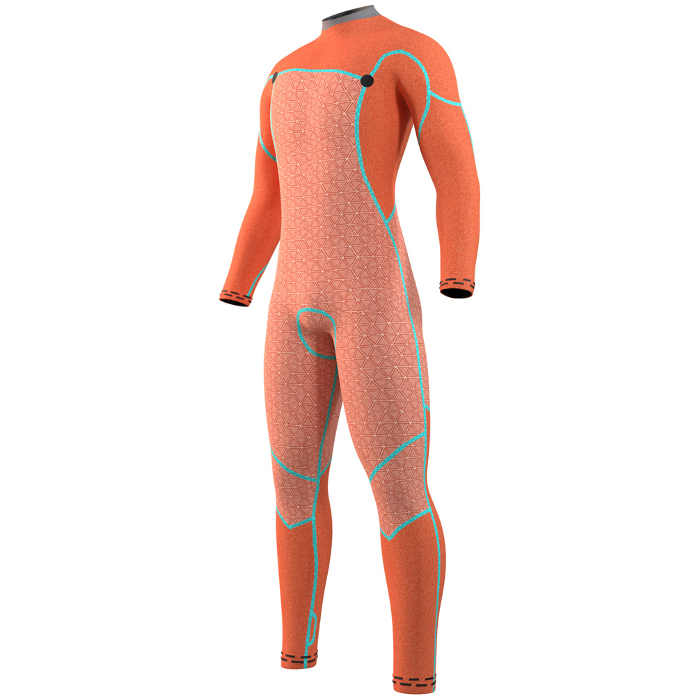 Mystic Voltt fullsuit 5/4/3mm homme fermeture buste noir 3