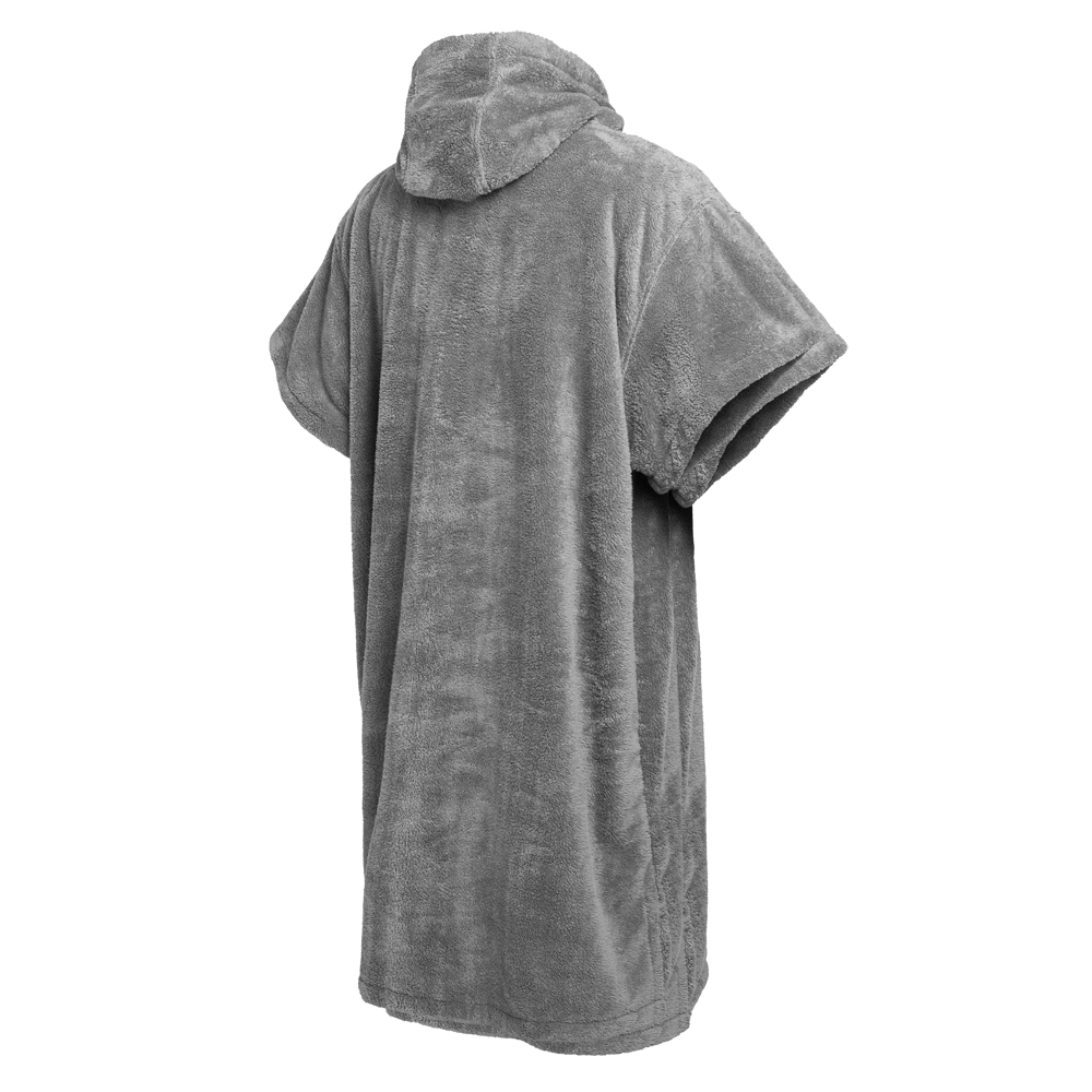 Mystic Poncho Teddy gris clair 4