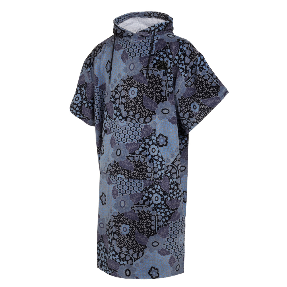 Mystic Poncho Velours AOP unisexe bleu / noir 1