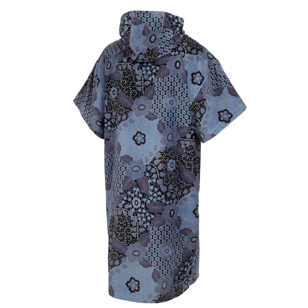 Mystic Poncho Velours AOP unisexe bleu / noir 2