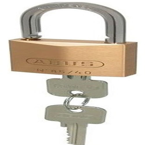 cadenas avec boîtier en laiton et anse en acier inoxydable 40mm