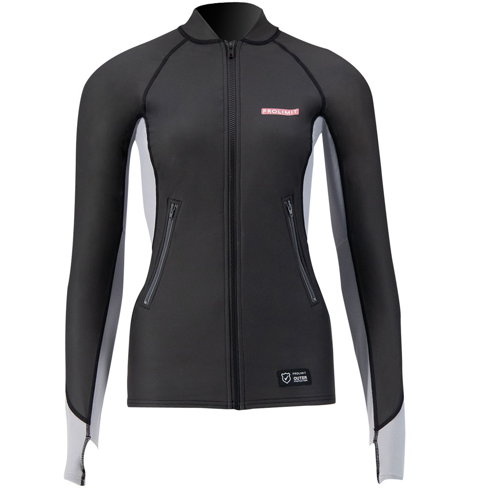 Sup top femme loosefit 1.5mm noir/gris