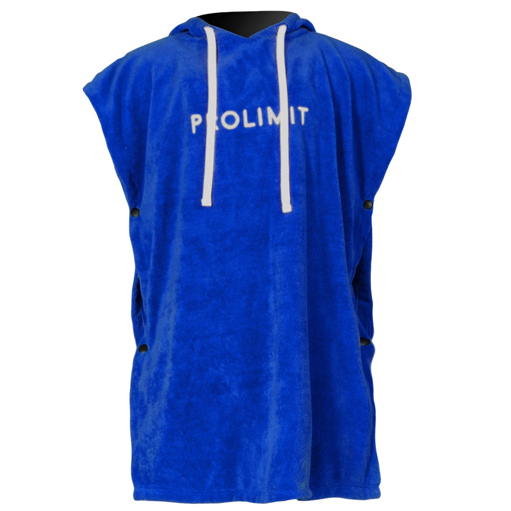 Poncho enfant bleu