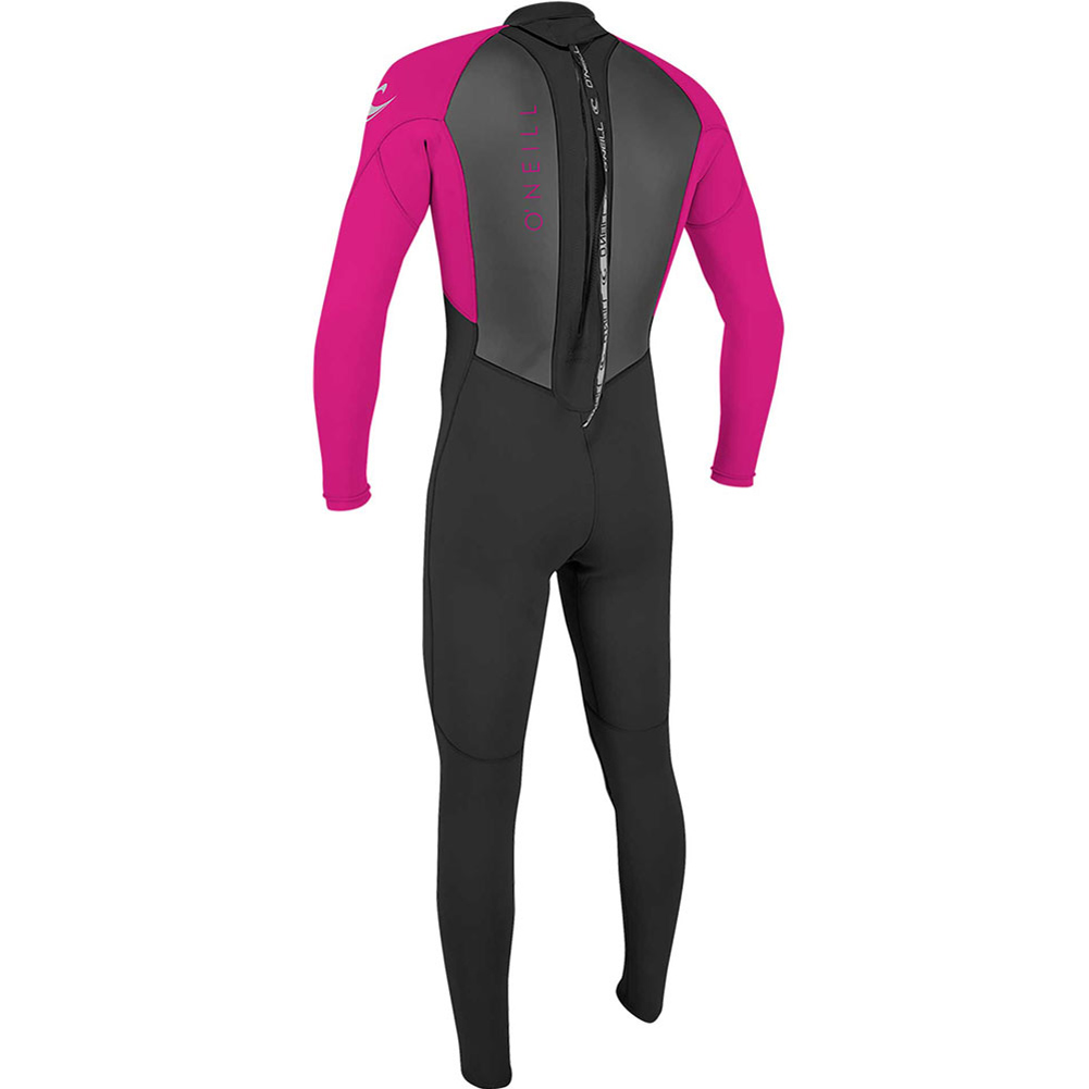 Oneill Reactor-2 3/2 combinaison fullsuit enfant fermeture dos noir/rose 3