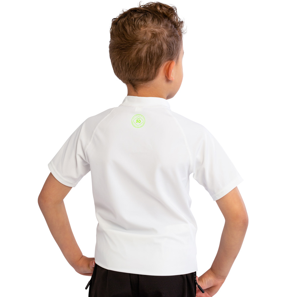 Jobe lycra manches courtes enfant blanc 2