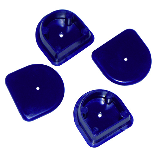 Dockedge embouts pour échafaudage fender double profil D bleu 2 pièces 1