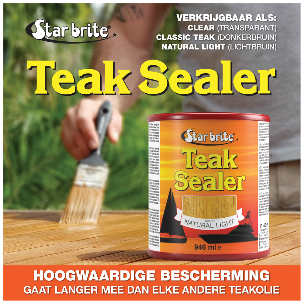 Starbrite huile de teck sealer tropical natural light 473 ml 2